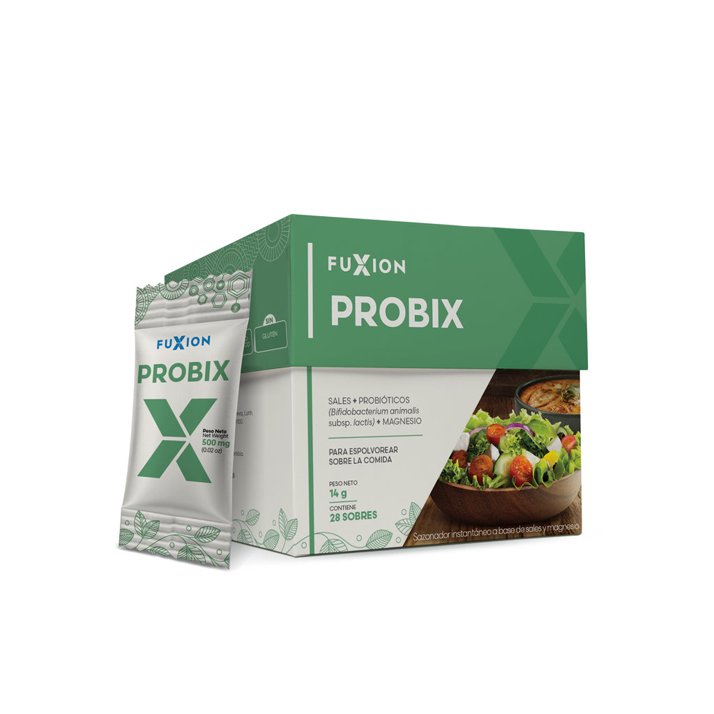 Foto de caja de productos probix de fuxion